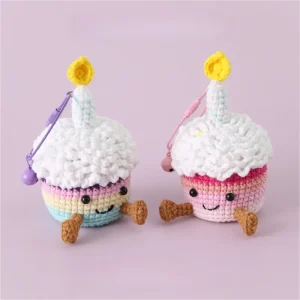 Crochet Keychain – Cute Crochet Food for Girls