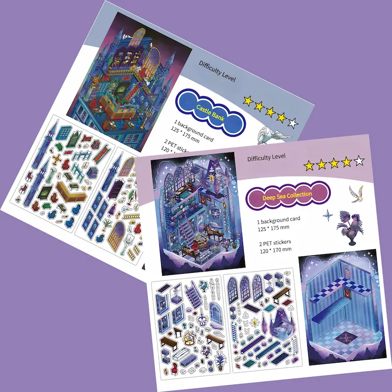 3D Stickers – Castle Bank 1 3D Stickers – Castle Bank