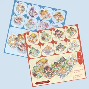 Home 26 3D Stickers Book – A Dreamy Journey to the West