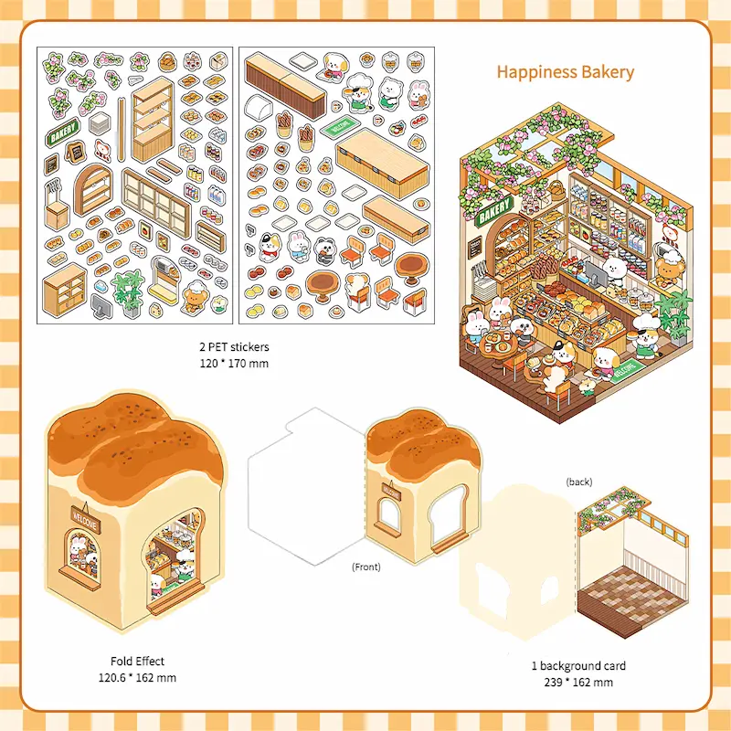 3D Stickers – Good Morning Cafe 4 3D Stickers – Good Morning Cafe - Image 4