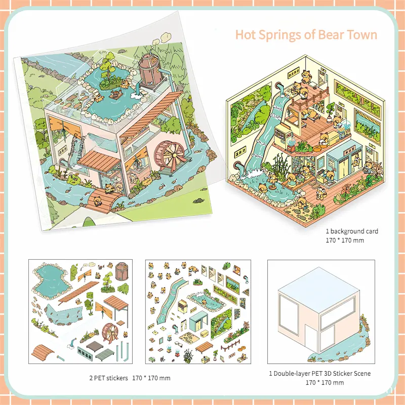 3D Stickers – Flower Park 4 3D Stickers – Flower Park - Image 4