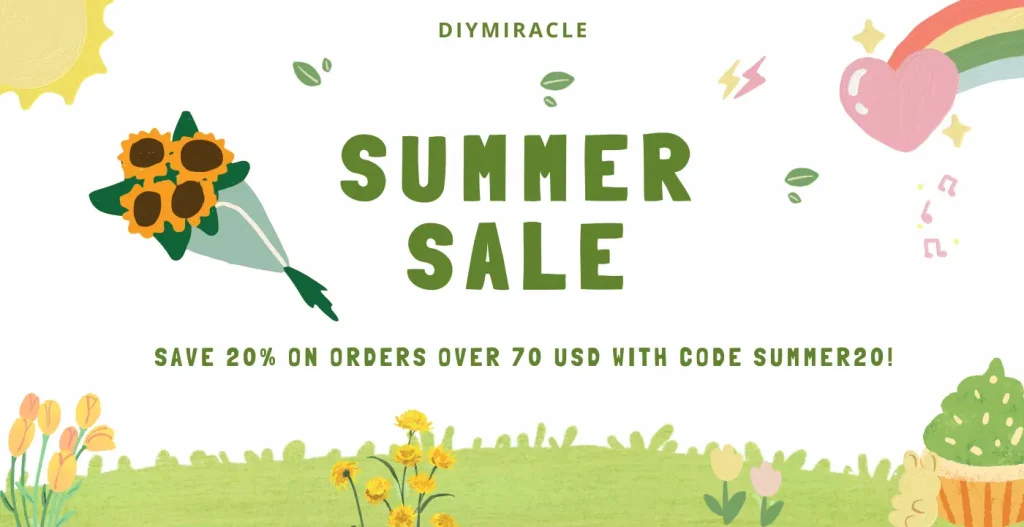 Home 2 summer sale banner Diymiracle