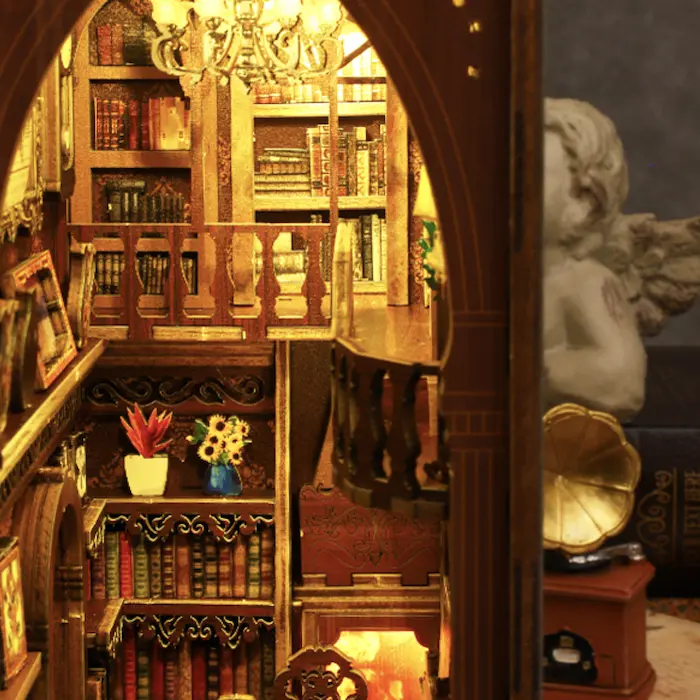 Library of Books Book Nook Kit 4 Library of Books Book Nook Kit - Image 4