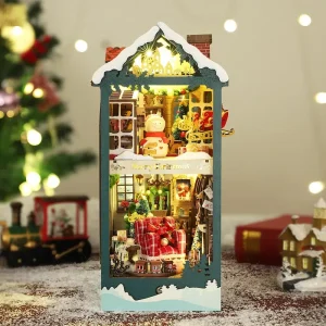 Home 3 Merry Christmas Book Nook Kit