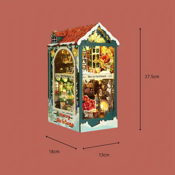 Merry Christmas Book Nook Kit 2 Merry Christmas Book Nook Kit - Image 2