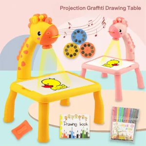 Giraffe Projection Graffiti Drawing Table