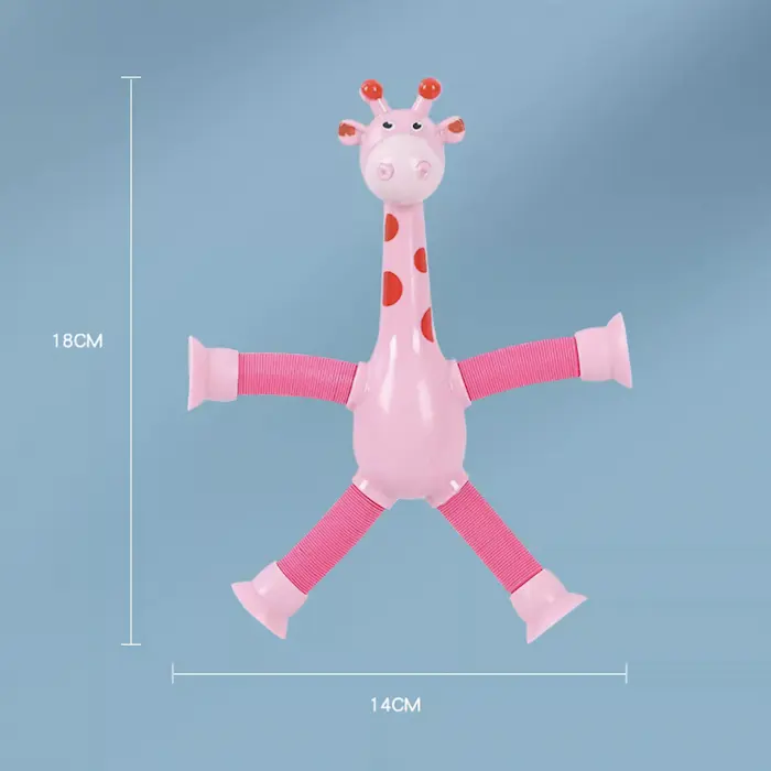 The Giraffe Suction Stretch Toy Set - 4 Colors 4 The Giraffe Suction Stretch Toy Set - 4 Colors - Image 4