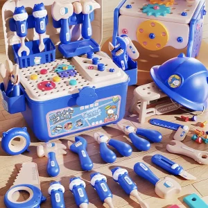 Toolbox and Workbench Set for Kids